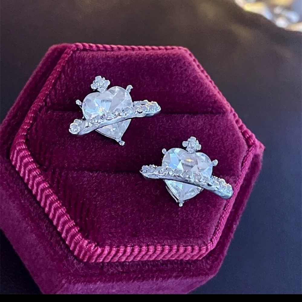 Princess Heart Earrings